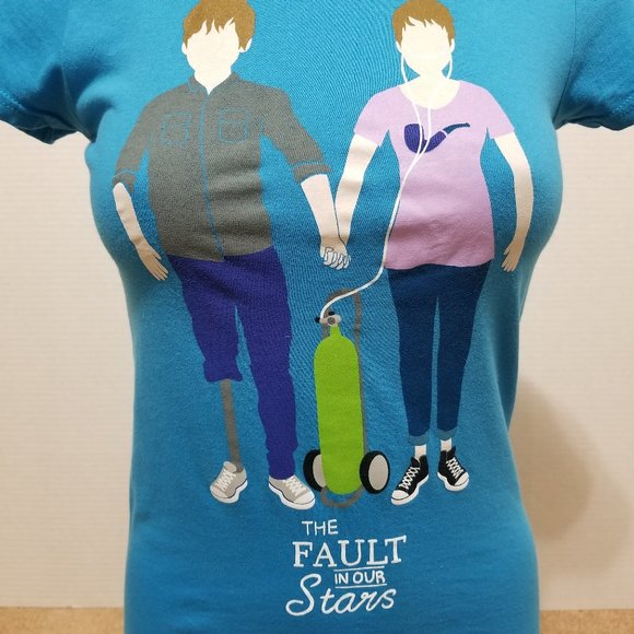 The Fault In Our Stars shirt Small Hazel Augustus holding hands graphic TFIOS - Picture 5 of 7